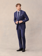 Smeeshu Blue Suit – Men's Cobalt Merino Wool Suit