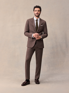Smeeshu Brown Suit – Men's Merino Wool Suit