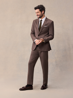 Smeeshu Brown Suit – Men's Merino Wool Suit