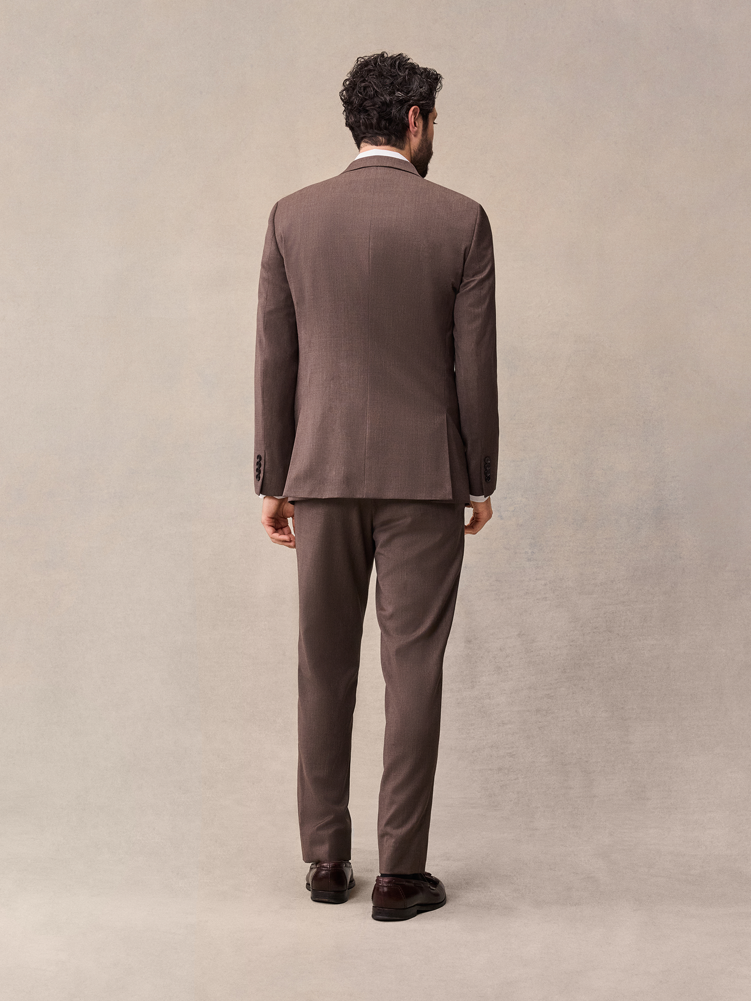Smeeshu Brown Suit – Men's Merino Wool Suit