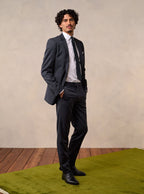Smeeshu Charcoal Suit – Men's Merino Wool 2-Piece Suit