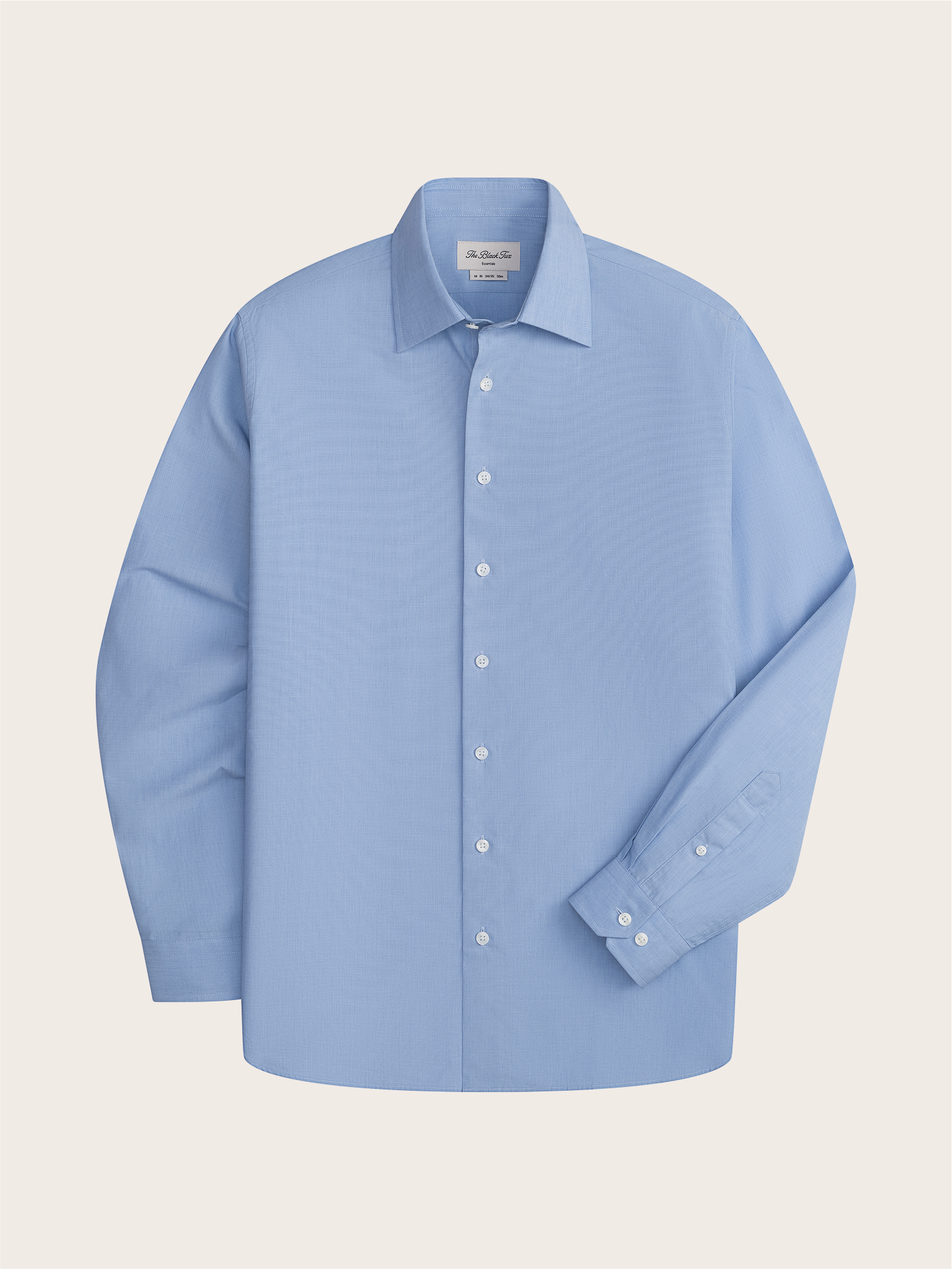 Smeeshu Essential Blue End-on-End Dress Shirt – Men's Cotton Shirt