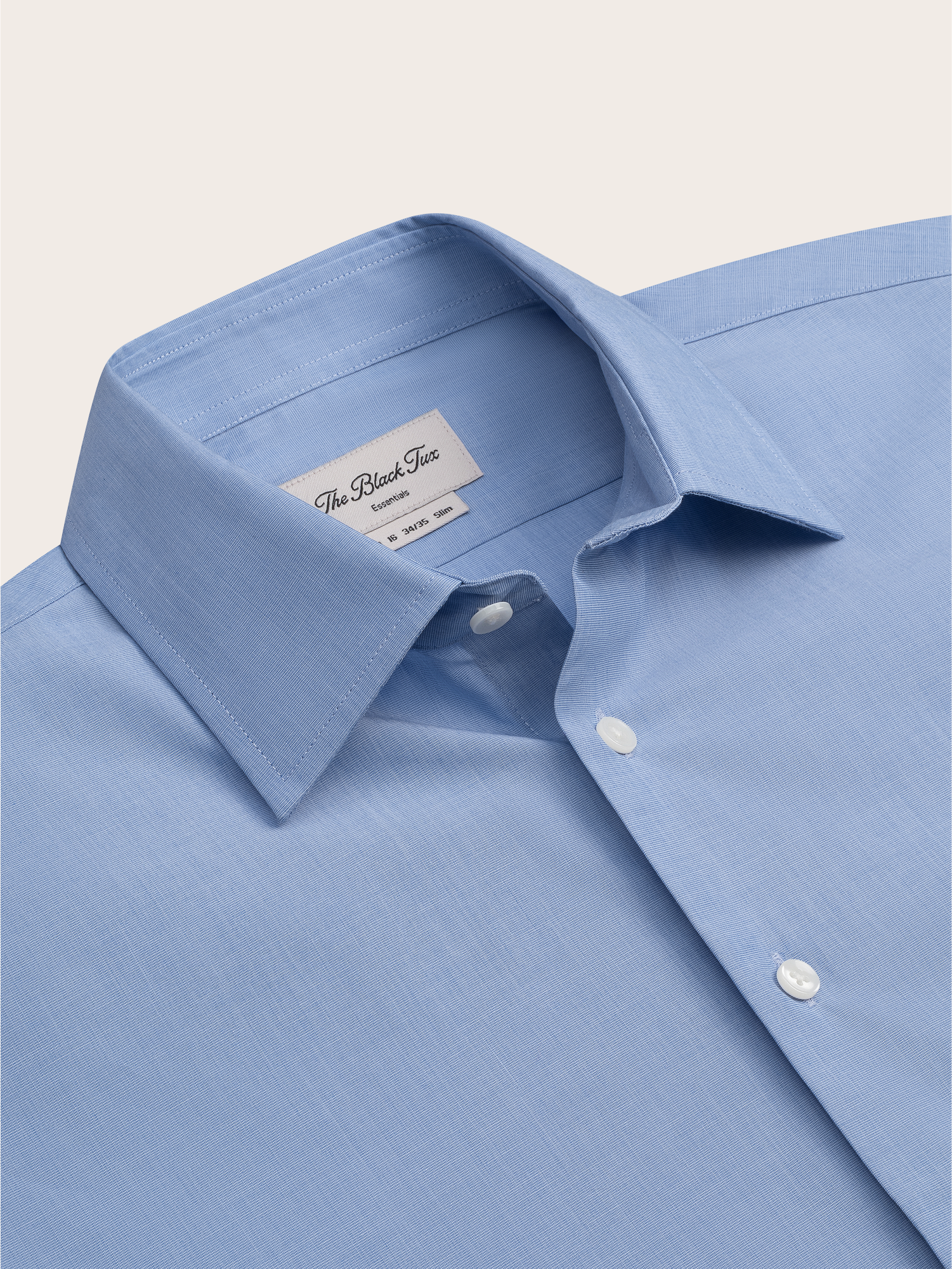 Smeeshu Essential Blue End-on-End Dress Shirt – Men's Cotton Shirt