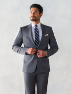 Smeeshu Grey Suit – Men's Merino Wool Suit Outfit