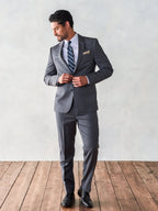 Smeeshu Grey Suit – Men's Merino Wool Suit Outfit