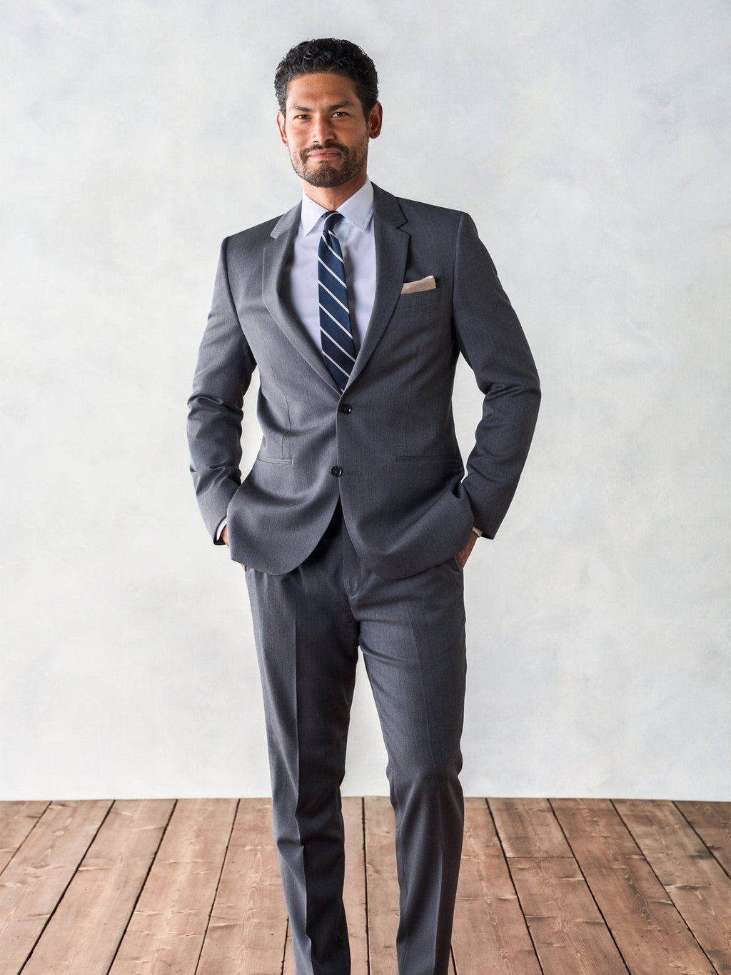 Smeeshu Grey Suit – Men's Merino Wool Suit Outfit