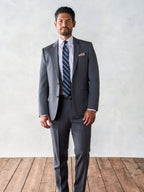 Smeeshu Grey Suit – Men's Merino Wool Suit Outfit