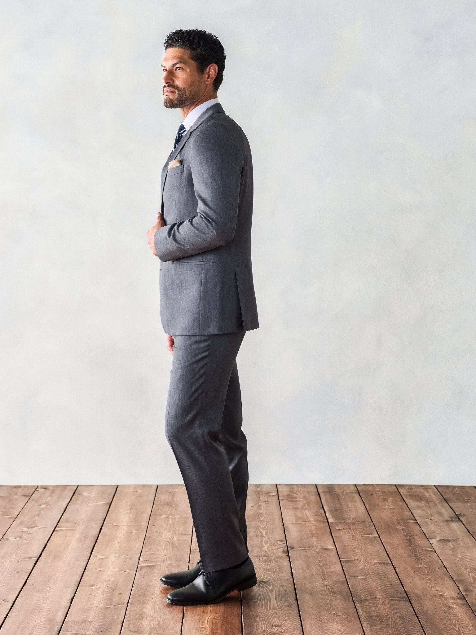 Smeeshu Grey Suit – Men's Merino Wool Suit Outfit