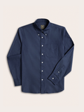 Smeeshu Indigo Oxford Shirt – Men's Cotton Casual Shirt
