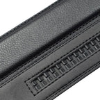 Smeeshu Men's Genuine Leather Business Belt – Automatic Belt for Jeans and Suits