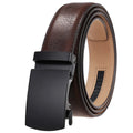 Smeeshu Men's Genuine Leather Business Belt – Automatic Belt for Jeans and Suits