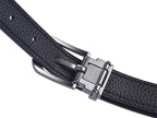 Smeeshu Men's Slim Belt – Black Retro Casual Jeans Belt