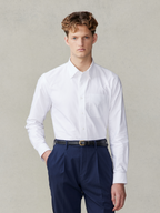 Smeeshu White Oxford Shirt – Men's Cotton Casual Shirt