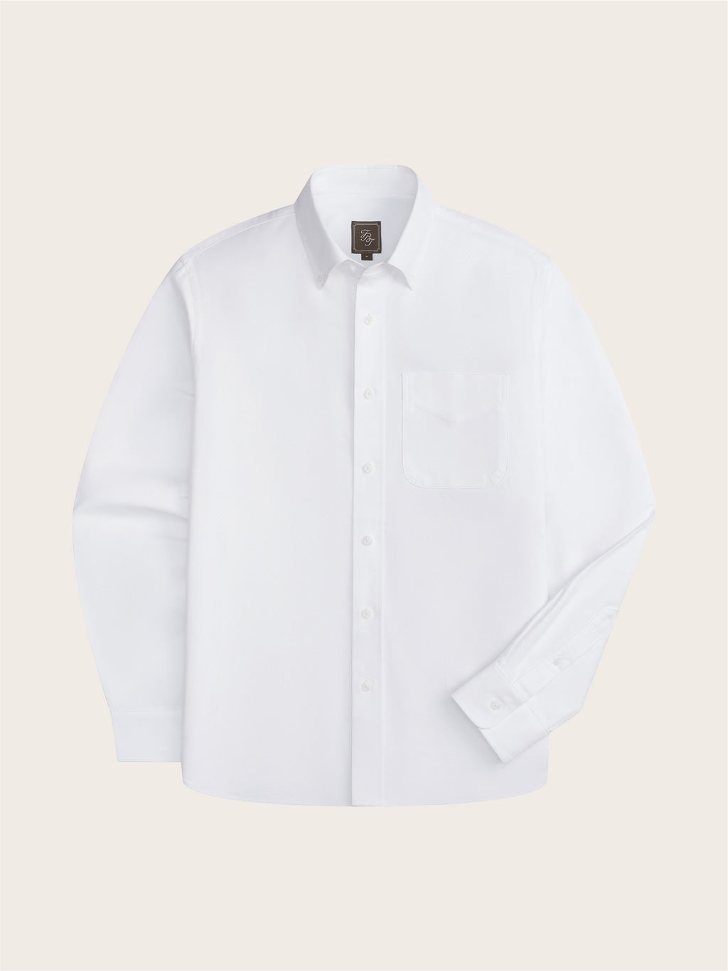 Smeeshu White Oxford Shirt – Men's Cotton Casual Shirt