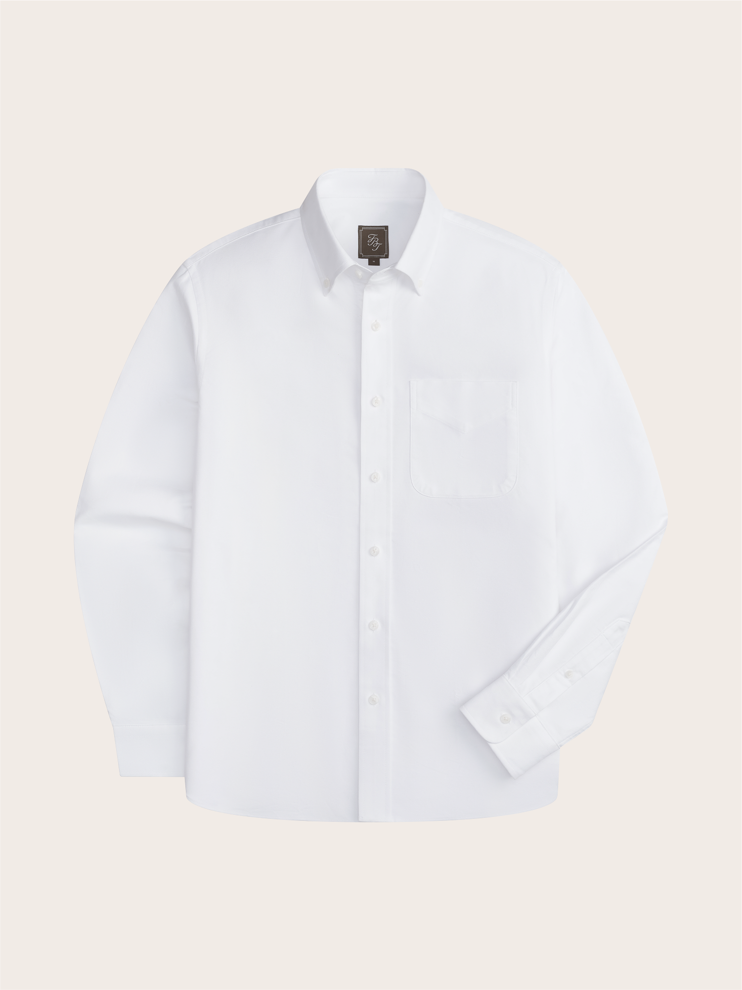 Smeeshu White Oxford Shirt – Men's Cotton Casual Shirt
