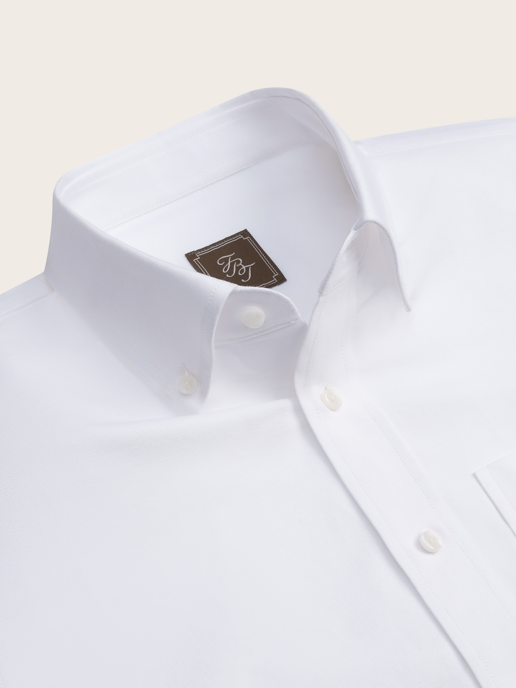 Smeeshu White Oxford Shirt – Men's Cotton Casual Shirt