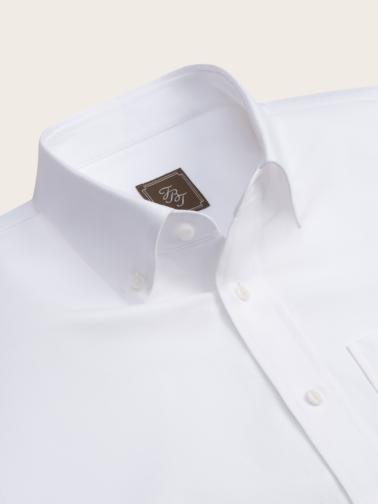 Smeeshu White Oxford Shirt – Men's Cotton Casual Shirt